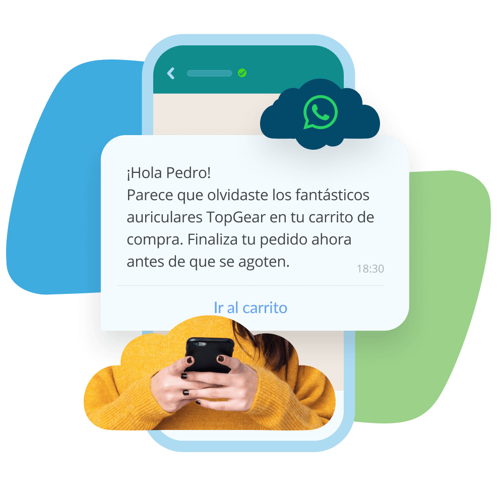 ejemplo comunicación por whatsapp